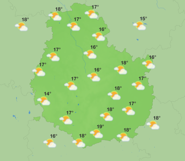 Météo en Côte-d’Or - Une semaine ensoleillée avant un week-end contrasté