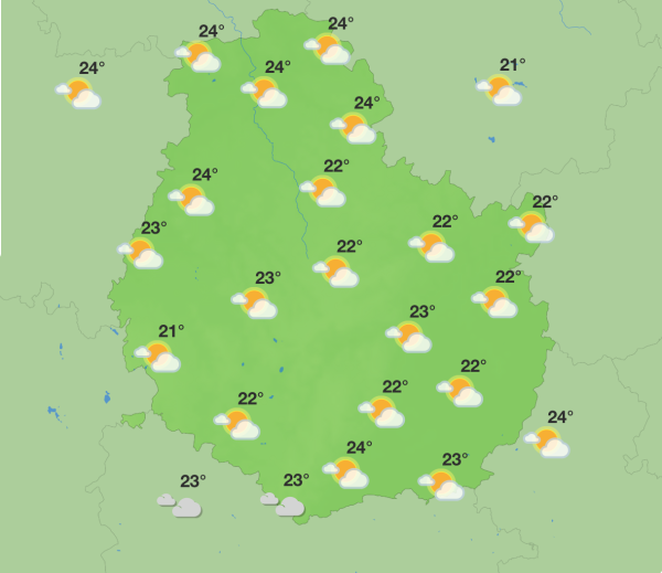 Météo en Côte-d’Or – Un week-end entre éclaircies et averses