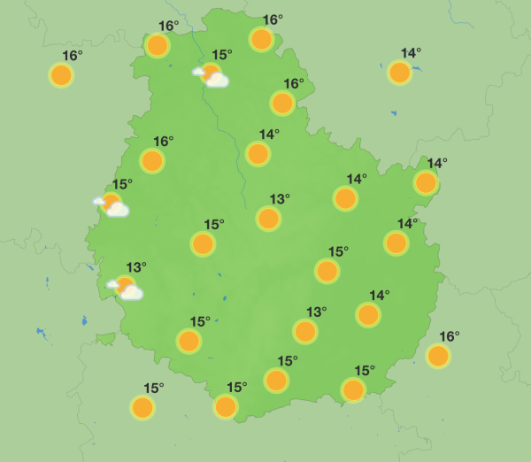 Météo en Côte-d’Or - Un week-end sous des cieux changeants