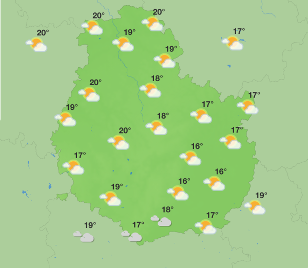 Météo en Côte-d’Or – Week-end entre nuages, éclaircies et douceur automnale