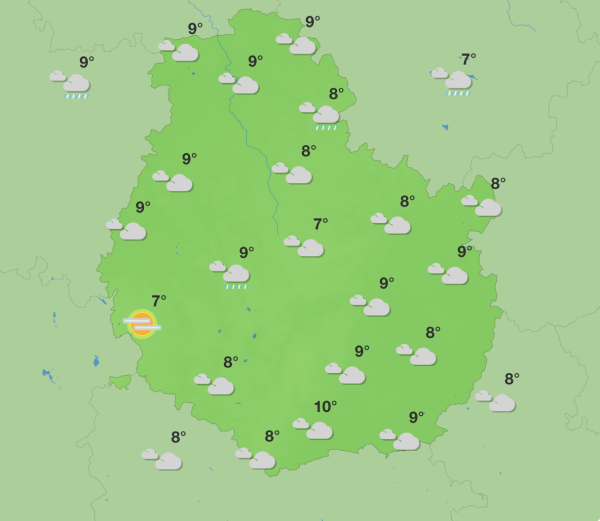 Météo en Côte-d’Or - Semaine sous le signe du froid et des précipitations voire de la neige