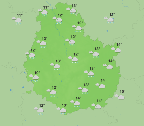 Météo en Côte-d’Or – Cette semaine sera marquée par des éclaircies, pluie et froid hivernal 