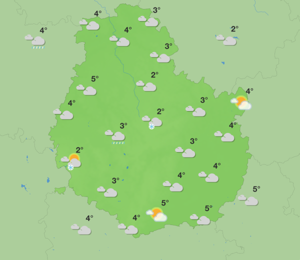  Météo en Côte-d’Or - Préparez des vêtements chauds et neige attendue en fin de semaine 