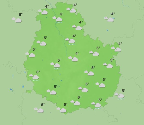 Météo en Côte-d’Or – Un week-end entre nuages, pluie et brouillard  