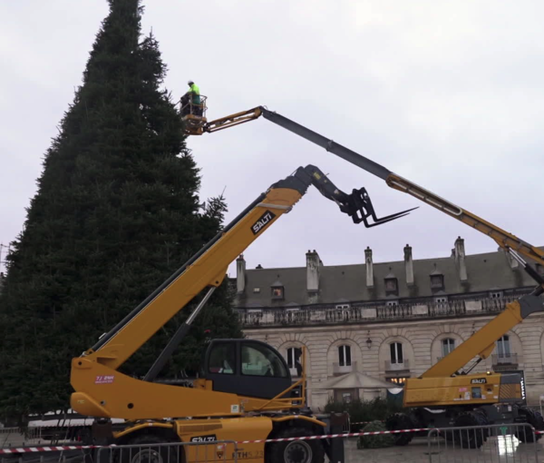 "C'est magique !" Le sapin de Noël géant de Dijon va décorer la Saint-Vincent tournante 2025