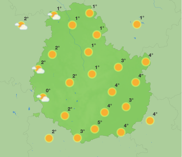 Météo en Côte-d’Or - Un week-end froid mais ensoleillé  