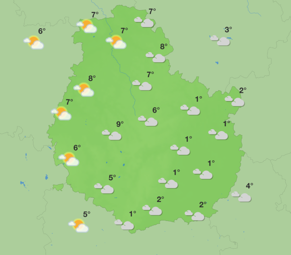 Météo en Côte-d’Or - Une semaine humide et douce s’annonce  