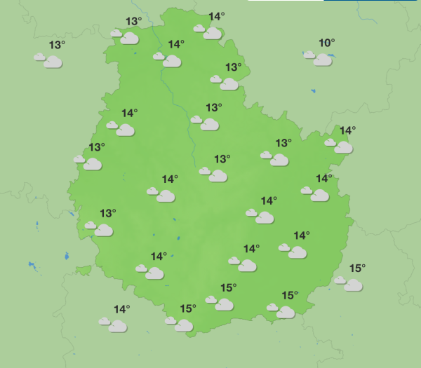 Météo en Côte-d’Or - Alternance de nuages, de pluies et d’éclaircies pour cette semaine avant un week-end ensoleillé