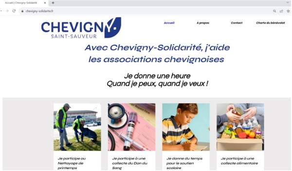 Avec Chevigny-solidarite.fr, les Chevignois peuvent donner une heure de leur temps à une bonne cause