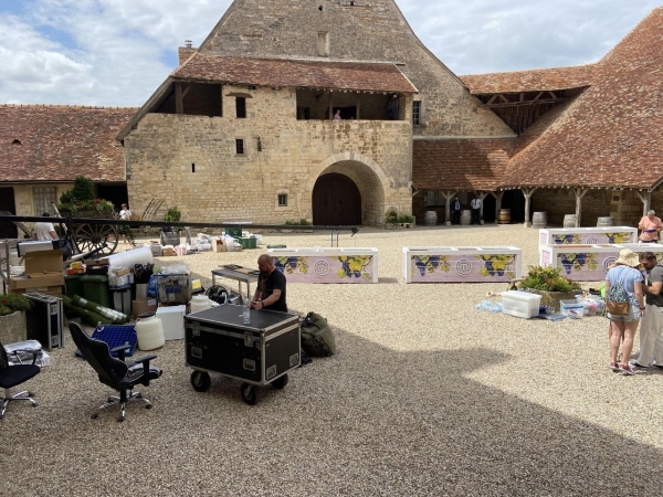 Tournage de l'émission MasterChef Pologne au sein du Château du Clos de Vougeot 