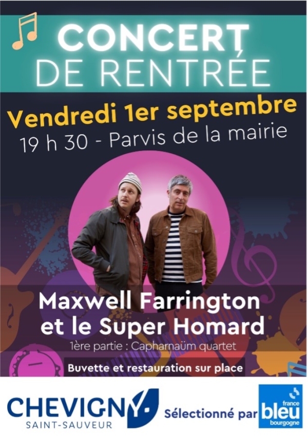 Un concert gratuit à Chevigny-Saint-Sauveur le 1er septembre !