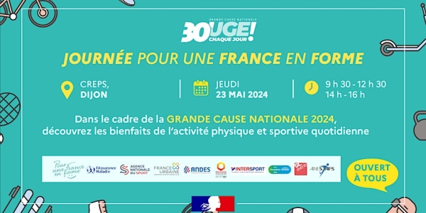 Les Journées pour une France en forme : étape à Dijon ce jeudi 23 mai