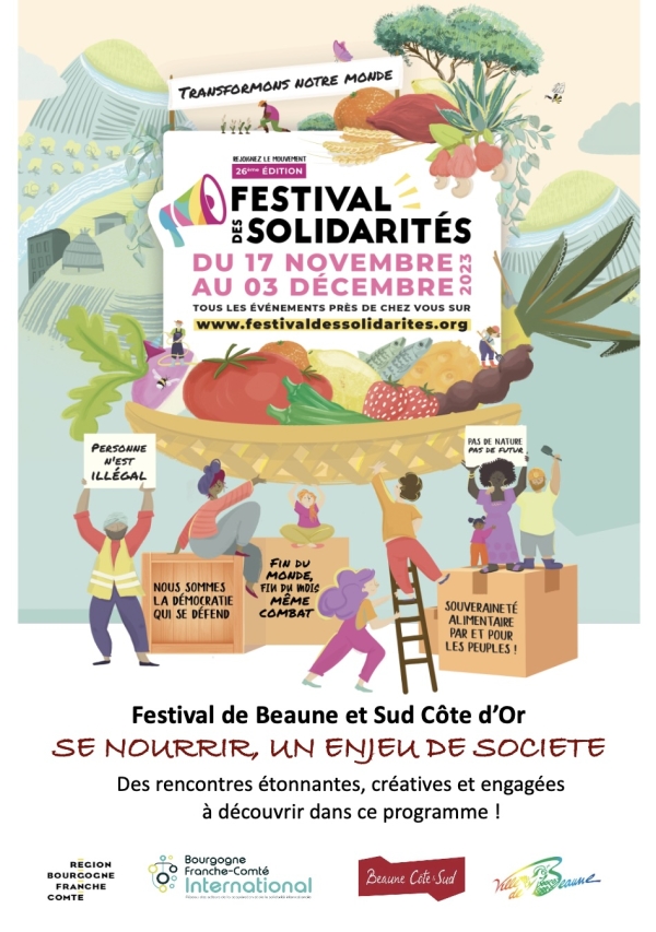 Beaune - Quelques temps forts ouverts à tous du Festival des Solidarités du 16 novembre au 3 décembre