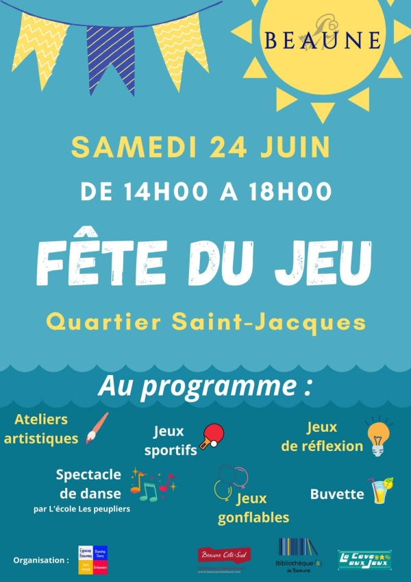 Fête du jeu au quartier Saint-Jacques le samedi 24 juin