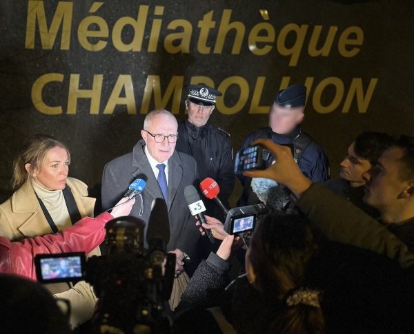 Dijon - Incendie de la médiathèque Champollion : renforcement des forces de l’ordre aux Grésilles