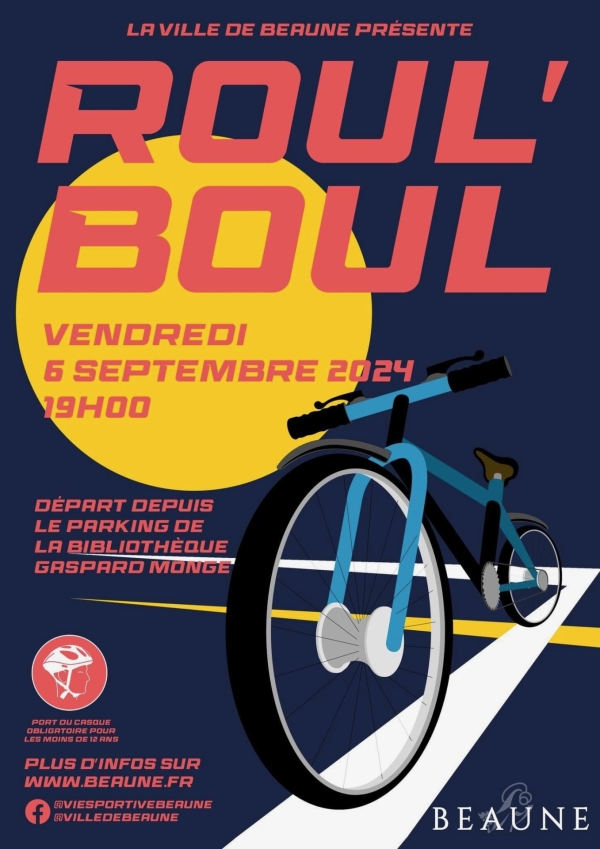 Beaune - Roul’Boul, une balade conviviale à vélo ce vendredi 6 septembre