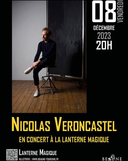 Beaune - Concert de Nicolas Veroncastel le vendredi 8 décembre à la Lanterne Magique