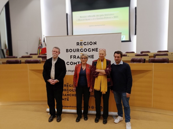 Région - Remise des prix littéraires « Marcel-Aymé » et « Lucien-Febvre » 2023