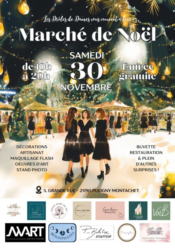 Puligny-Montrachet fête Noël avec son premier marché féerique ce samedi 30 novembre