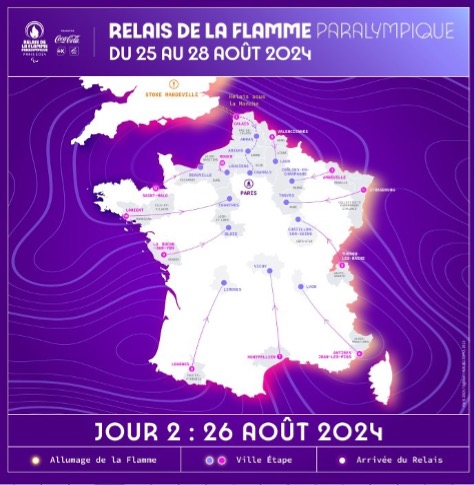 Châtillon-sur-Seine - Les services de l’État et la mairie mobilisés pour sécuriser  le relais de la flamme paralympique ce 26 août 