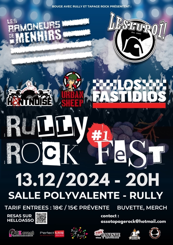 Le Rully Rock Fest : une première édition explosive le 13 décembre !  