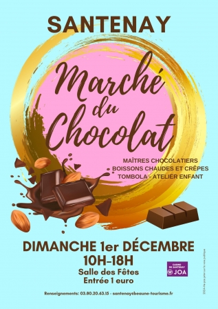 Santenay - Le Marché du Chocolat, une journée gourmande à ne pas manquer dimanche !