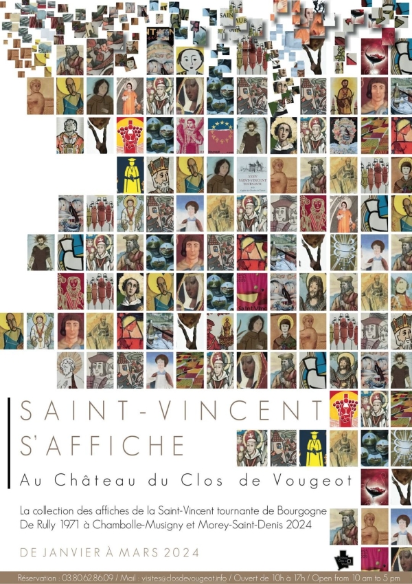 Château du Clos de Vougeot – Avec « Saint-Vincent S'affiche » retour sur 80 ans de tradition viticole à travers l'art