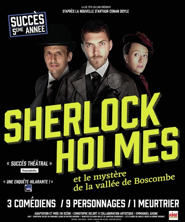 Festival de Santenay – Place au théâtre ce mercredi 26 juillet avec Sherlock Holmes et le mystère de la vallée de Boscombe