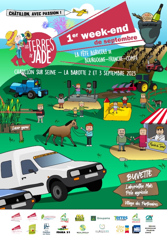 Les Terres de Jade 3e édition : La Fête de l’Agriculture version Bourgogne - Franche-Comté les 2 et 3 septembre à Châtillon-sur-Seine