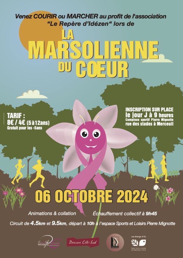 Merceuil- Participez à La Marsolienne du Cœur pour Soutenir Le Repère d’Idézen le dimanche 6 octobre