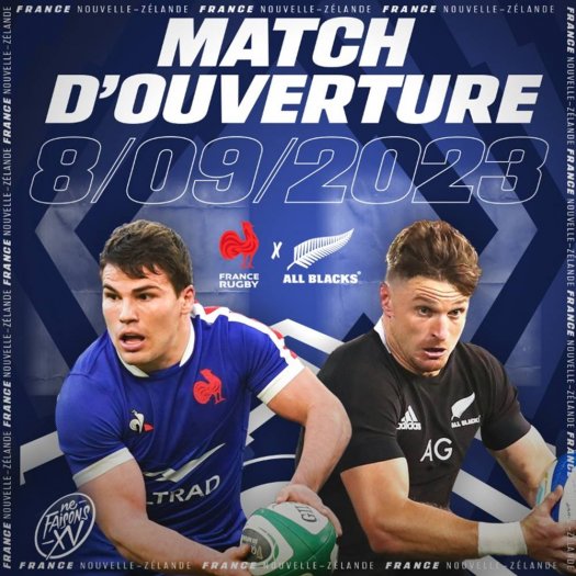 Coupe du Monde de Rugby 2023 - diffusion du match d’ouverture France - Nouvelle-Zélande dans les Jardins du Département à Dijon vendredi 8 septembre à partir de 19 h