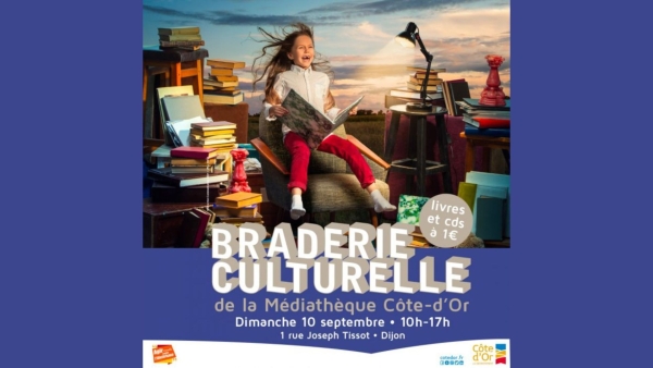 Conseil Départemental de la Côte-d’Or - Braderie culturelle de la Médiathèque : plus de 8 000 documents à 1 € pièce !