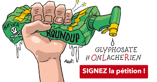 Glyphosate, vous en reprendrez bien un verre ? - Un « Apéro glyphosate » organisé ce vendredi 10 novembre à midi place François-Rude à Dijon !