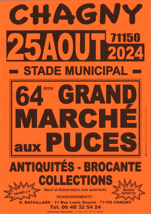 La 64e édition de la grande brocante de Chagny... c'est ce dimanche 