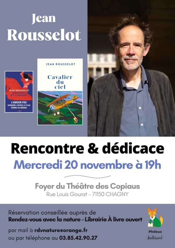 Jean Rousselot en dédicace à Chagny le 20 novembre 